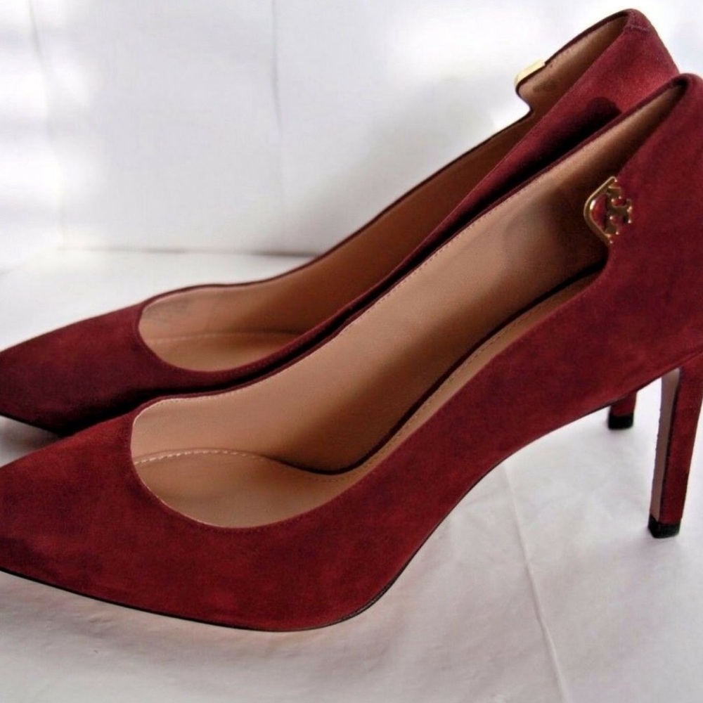 Tory Burch Elizabeth 85mm Pump - Royal Suede - Port